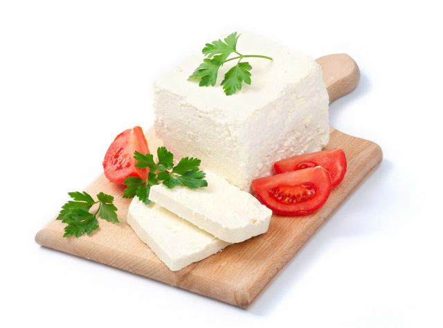 Bulgarian feta cheese (sirene)