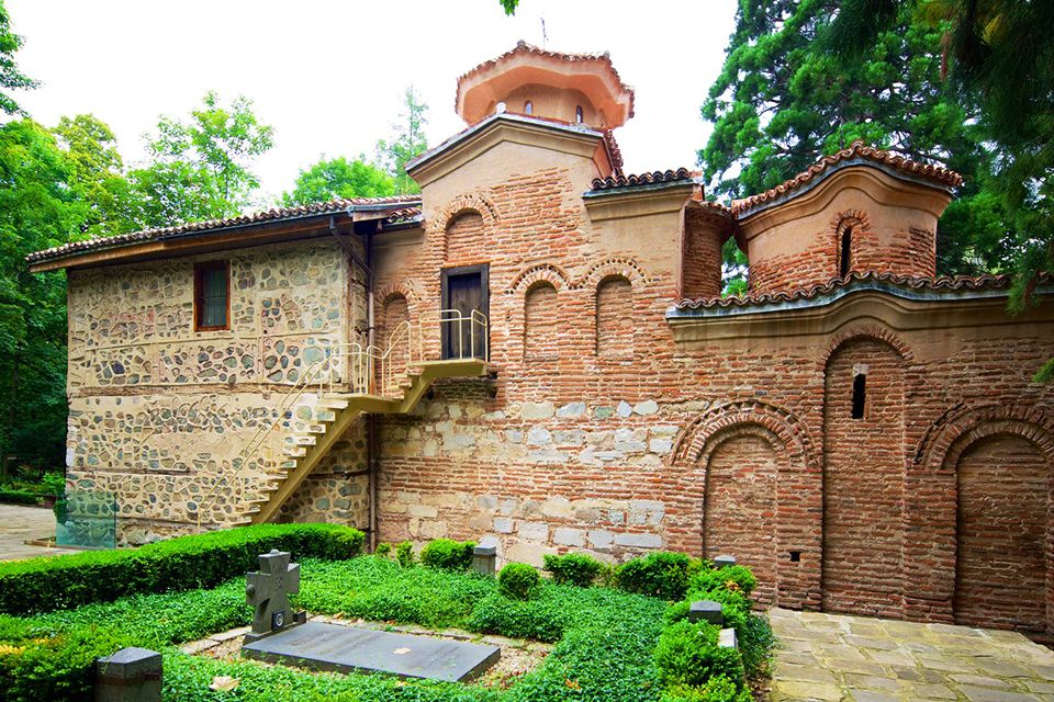 Boyana church and waterfall
